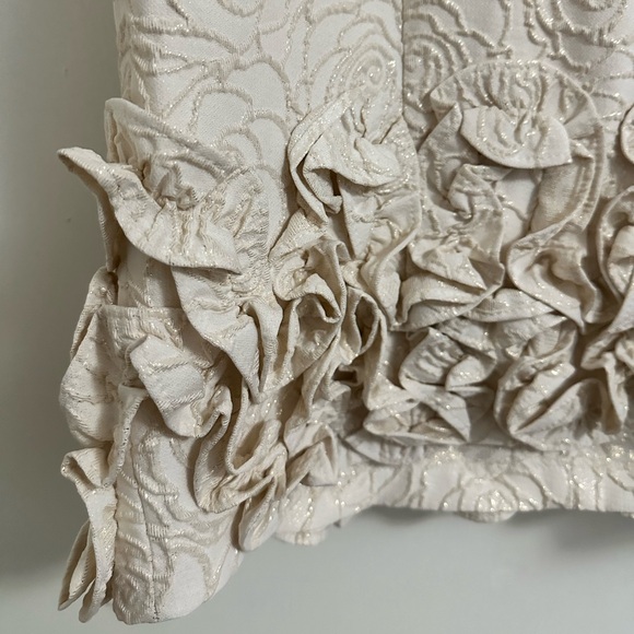 NWT; Bridal Dress; Size 8; White/Pink/Gold - Picture 3 of 8